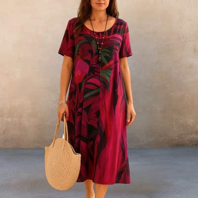 Zyra Oslo | Komfortabel Blomekjole