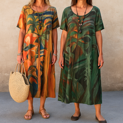 Zyra Oslo | Komfortabel Blomekjole