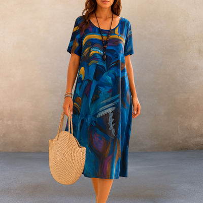 Zyra Oslo | Komfortabel Blomekjole