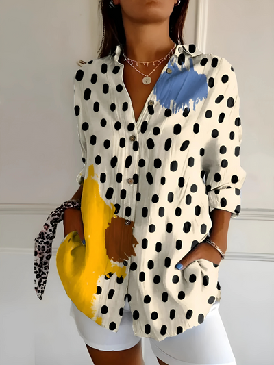 Zyra Oslo | Blomstrende Bølgebluse