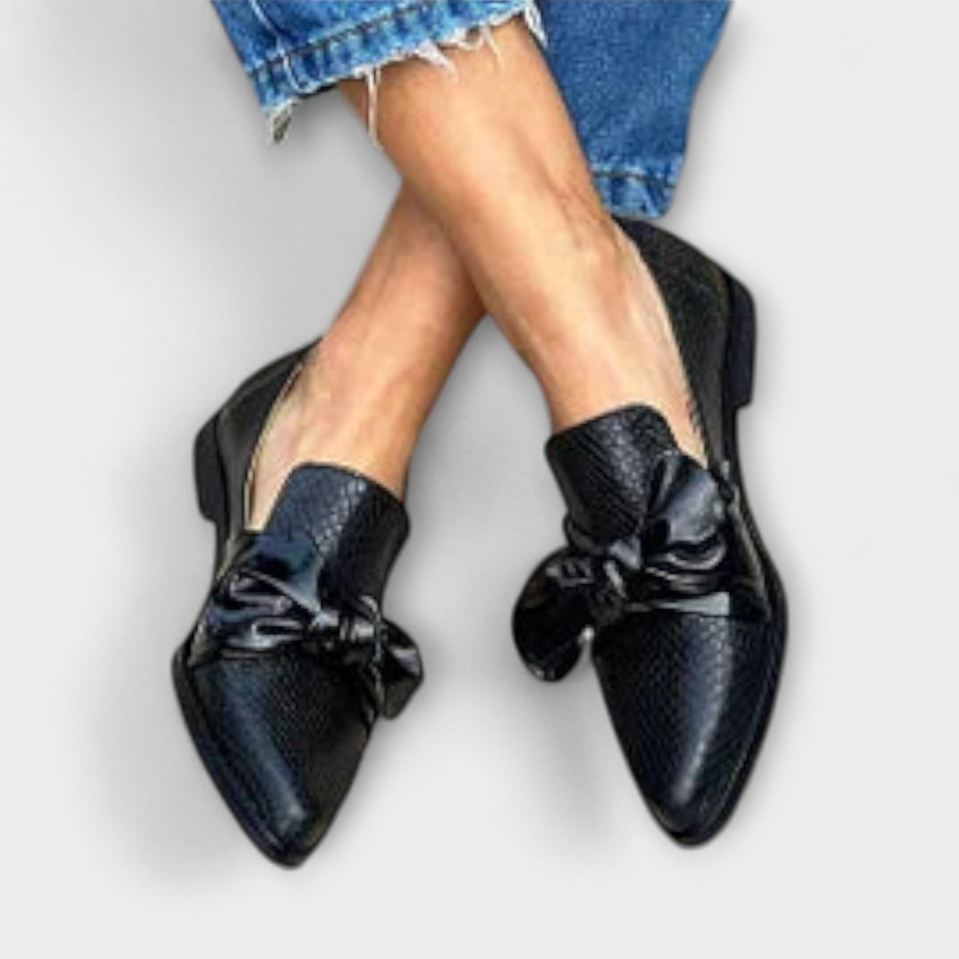 Zyra Oslo | Elegante loafers med sløyfedetalj